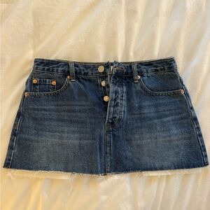 PARKE denim mini skirt
